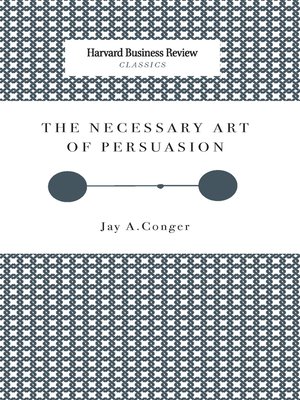 cover image of The Necessary Art of Persuasion